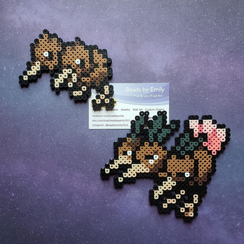 Doduo & Dodrio Magnets - Handmade Pokemon Home Decor - Game Room